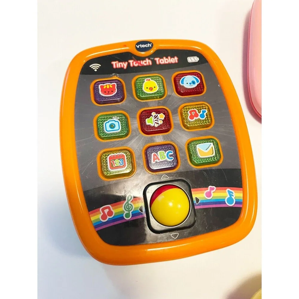 VTech Fisher Price Baby Toddler Electronic Learning Toys Tablet Phone Lot of 4